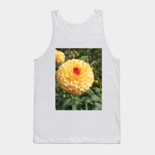 Orange Chrysanthemum Tank Top